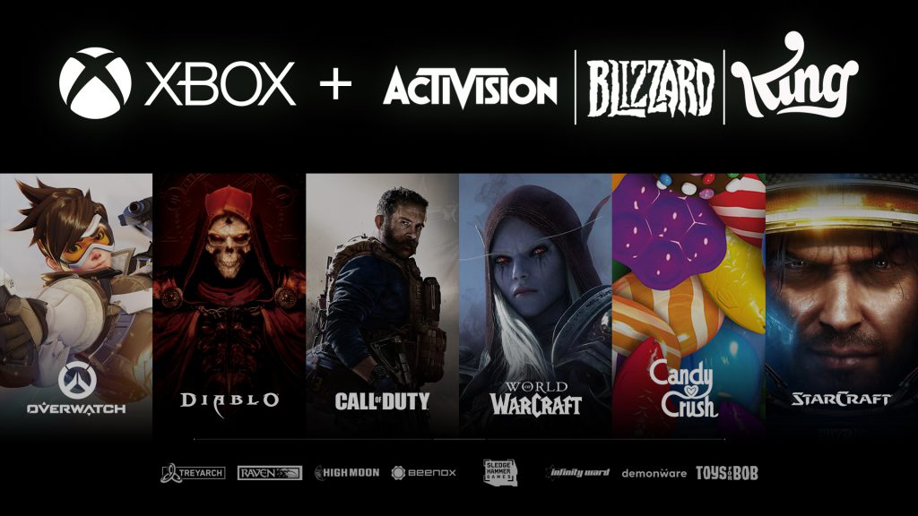 Comunicado Xbox Microsoft Gaming da la bienvenida a los equipos de Activison Blizzard