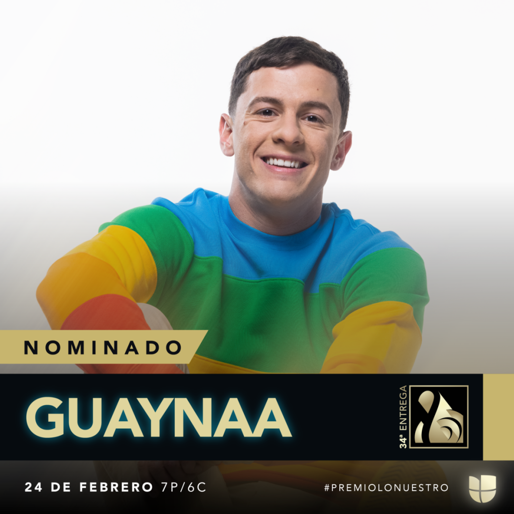 Guaynaa recibe dos nominaciones a Premio Lo Nuestro