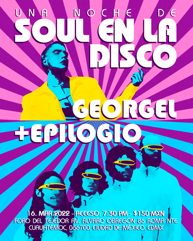Georgel & Epilogio se presentarán en el Foro del Tejedor este 16 de marzo