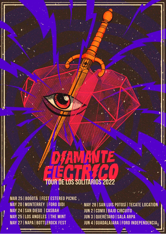 Diamante Eléctrico presenta 'Tour de los Solitarios 2022'