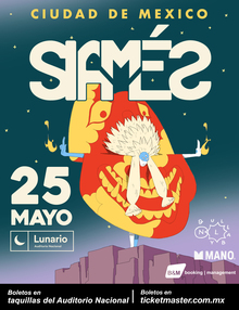 Regresando a la CDMX, 'SIAMÉS' en concierto