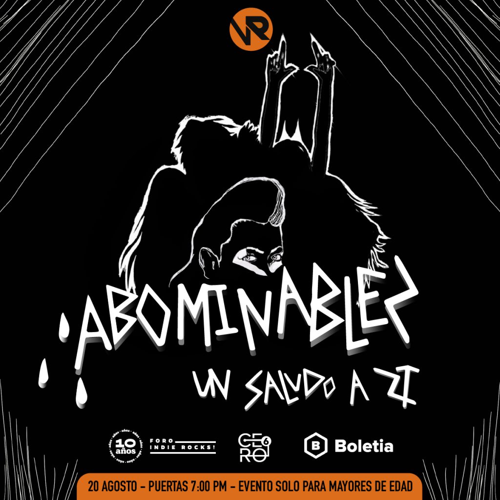Abominables regresa con "Un Saludo a Zette" en el Foro Indie Rocks!