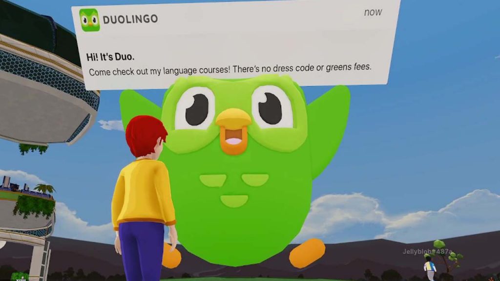 ¡La app de aprendizaje Duolingo invade el Metaverso!3