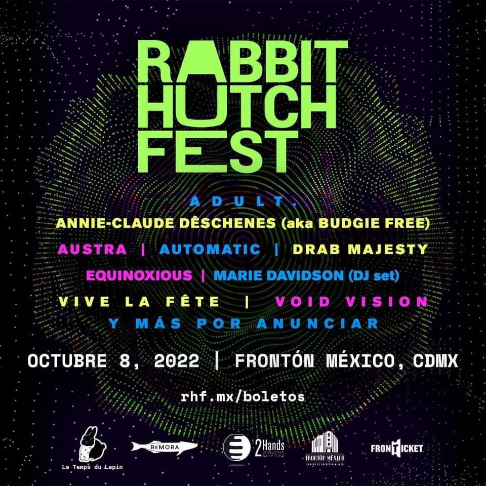 Se acerca el Rabbit Hutch Fest en CDMX