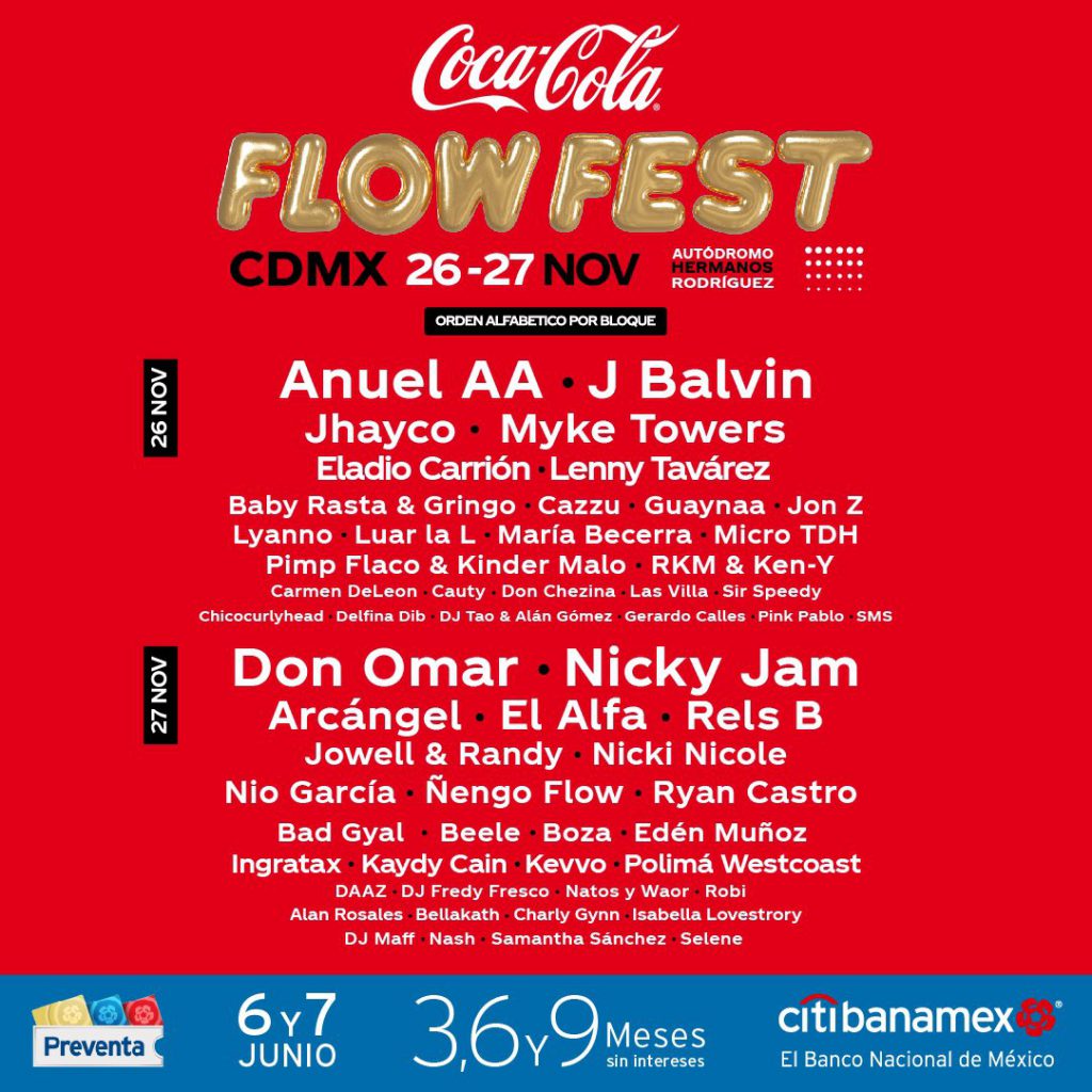 ¿Listxs para perrear hasta el piso?, llega el Coca-Cola Flow Fest2