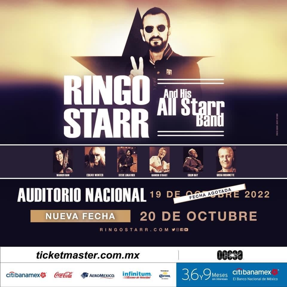 Ringo Starr volverá a México con su All Starr Band
