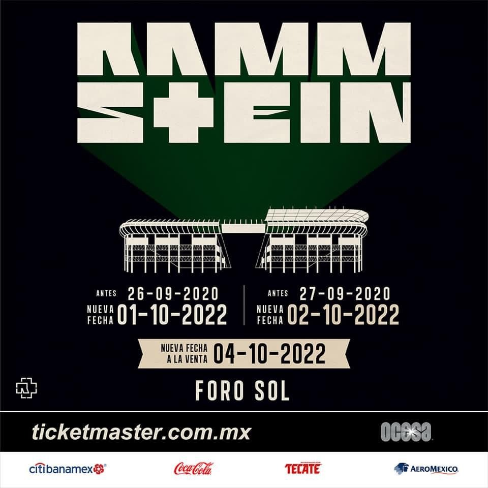 Rammstein estará en el Foro Sol de CDMX