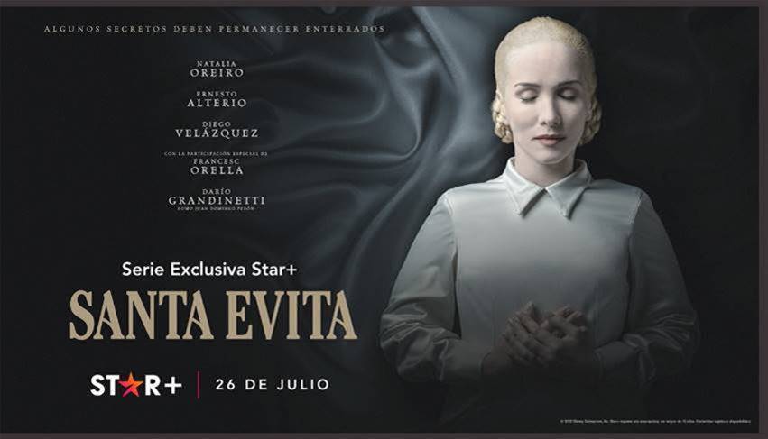 STAR+ “Santa Evita", Thriller protagonizado por Natalia Oreiro