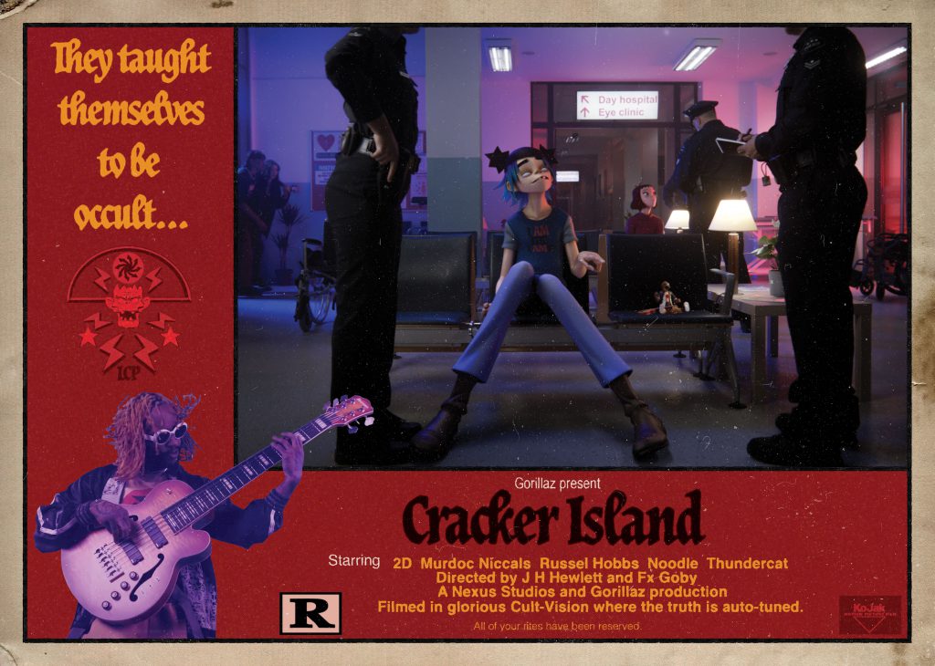 GORILLAZ estrenan el video de "Cracker Island"