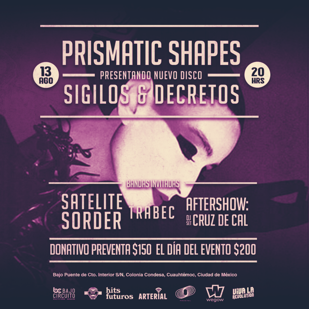 Prismatic Shapes comparte las bandas invitadas para su concierto5