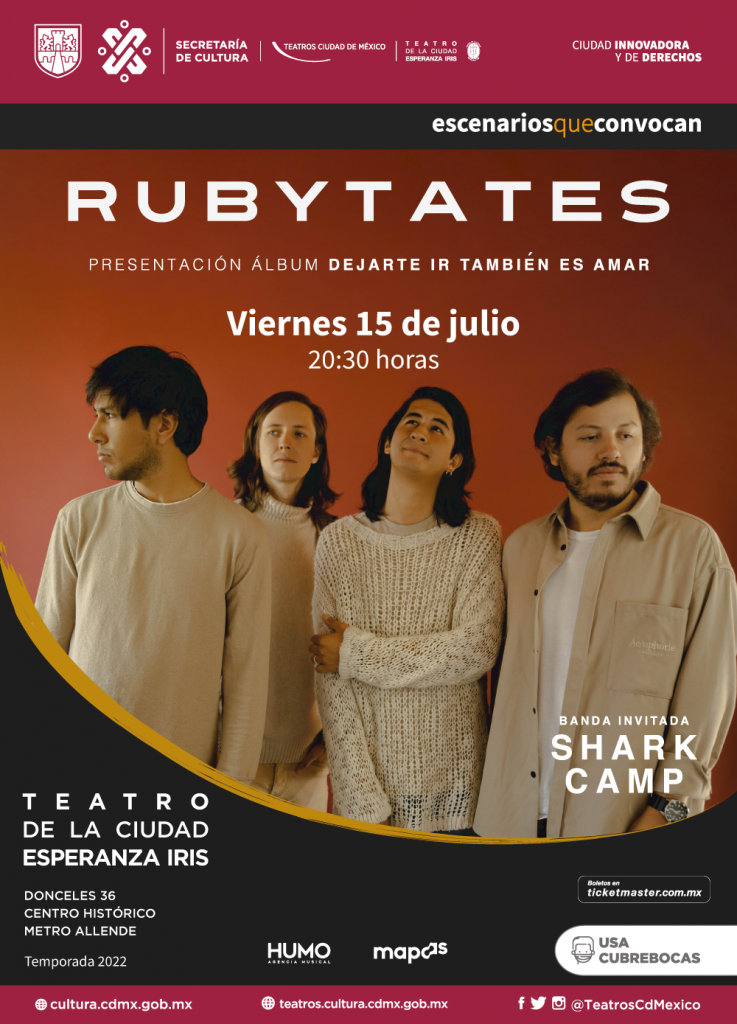 Rubytates presenta su nuevo álbum en el Teatro de la Ciudad de México