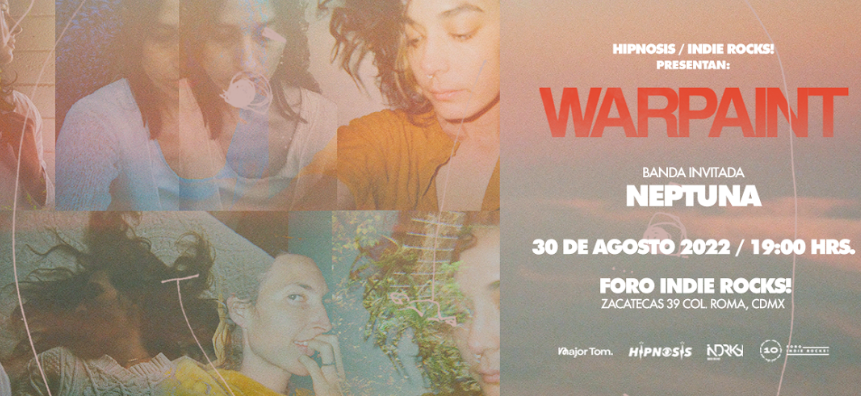 Con dos sold out, Warpaint regresa a México a hacer vibrar el Indie Rocks!