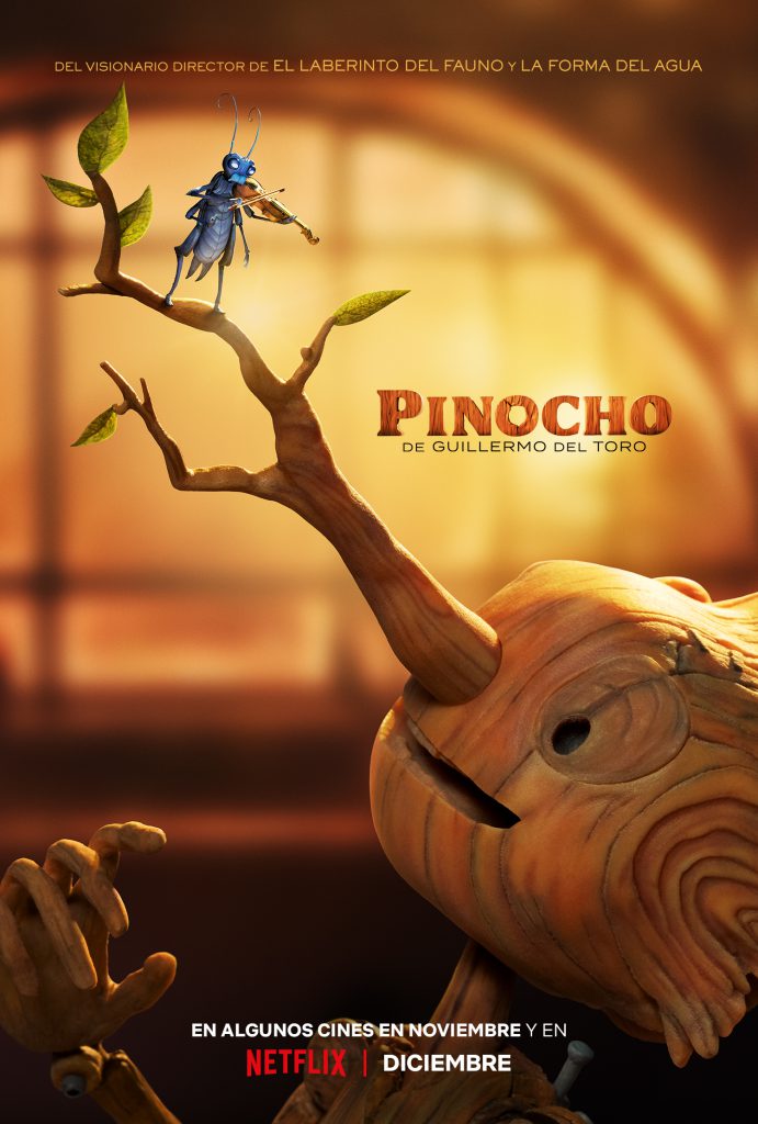 Estreno del teaser oficial y arte principal de Pinocho de Guillermo del Toro