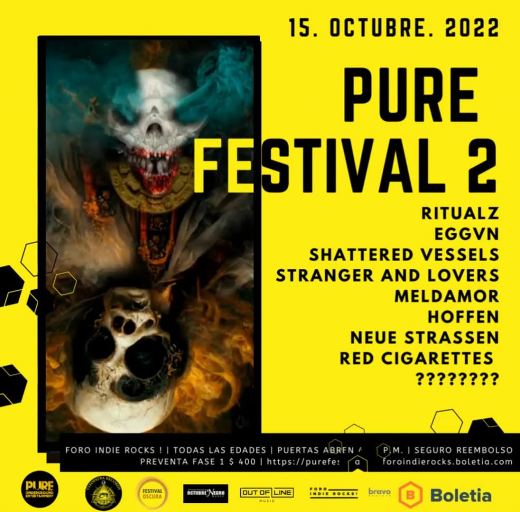 Pure Festival 2 La oscuridad se apoderará del Foro Indie Rocks!
