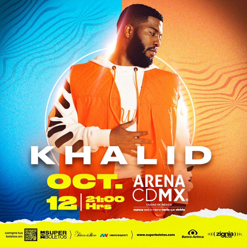 Khalid dará concierto en la Arena Ciudad de México