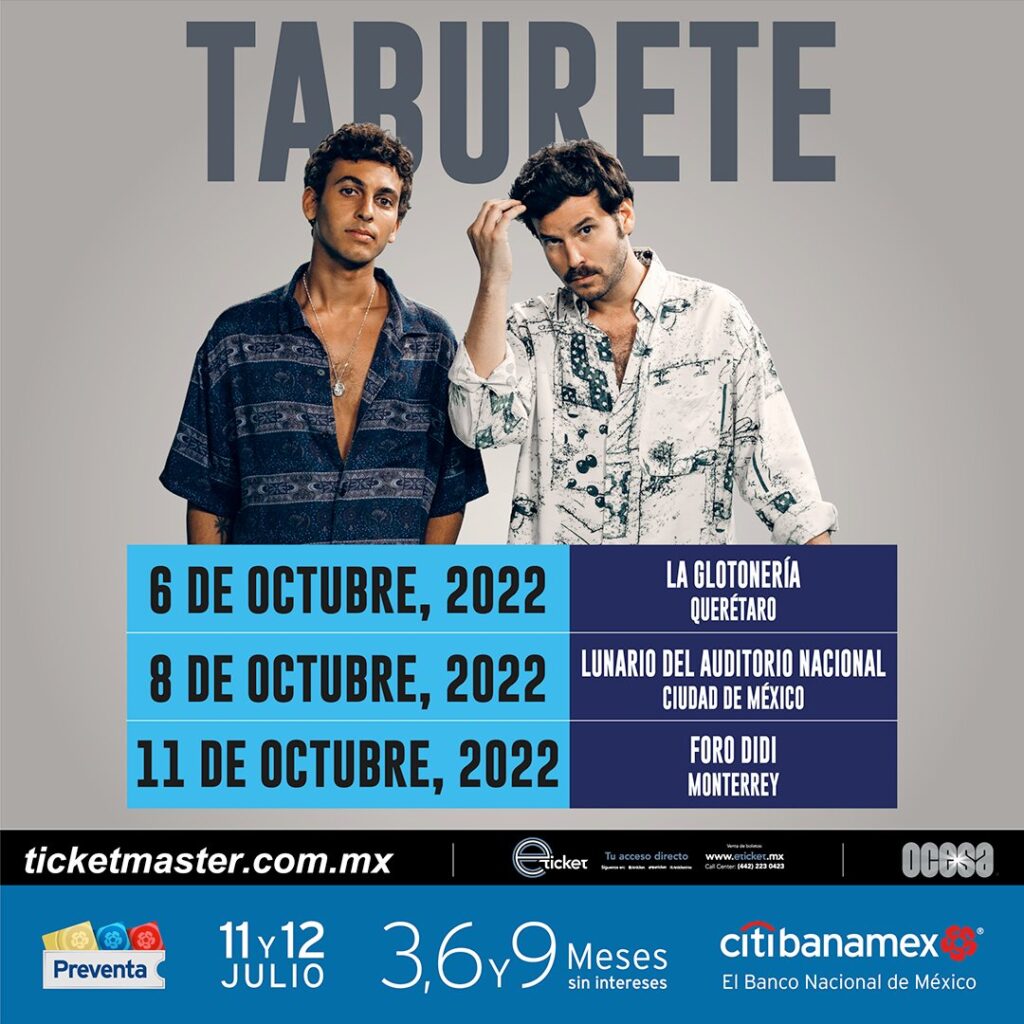 Taburete regresa a México, visitará Queretaro, CDMX y Monterrey