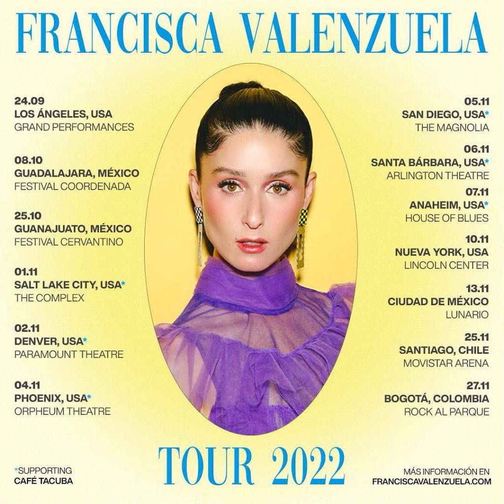 Francisca Valenzuela presenta "Vida tan bonita" en el Lunario del Auditorio