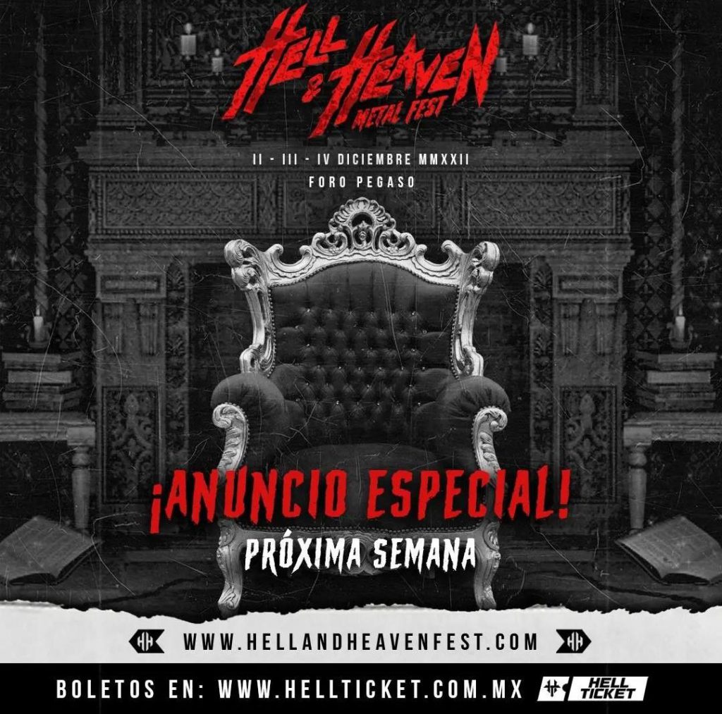 Hell and Heaven metal fest tendrá un anuncio especial