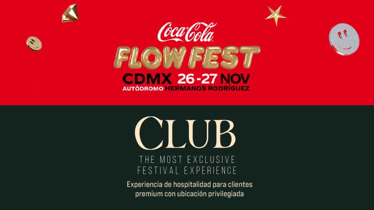 Conoce CLUB, un servicio exclusivo del Coca cola Flow Fest