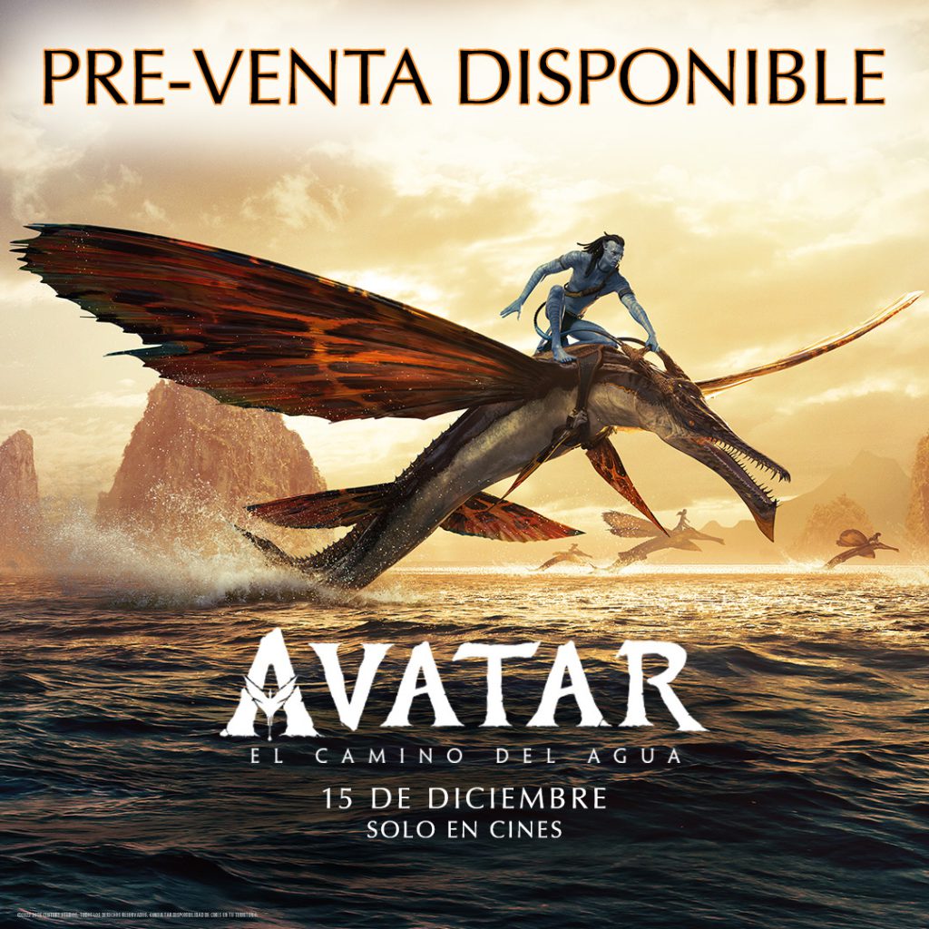 Comenzó la preventa de boletos para Avatar: El camino del agua