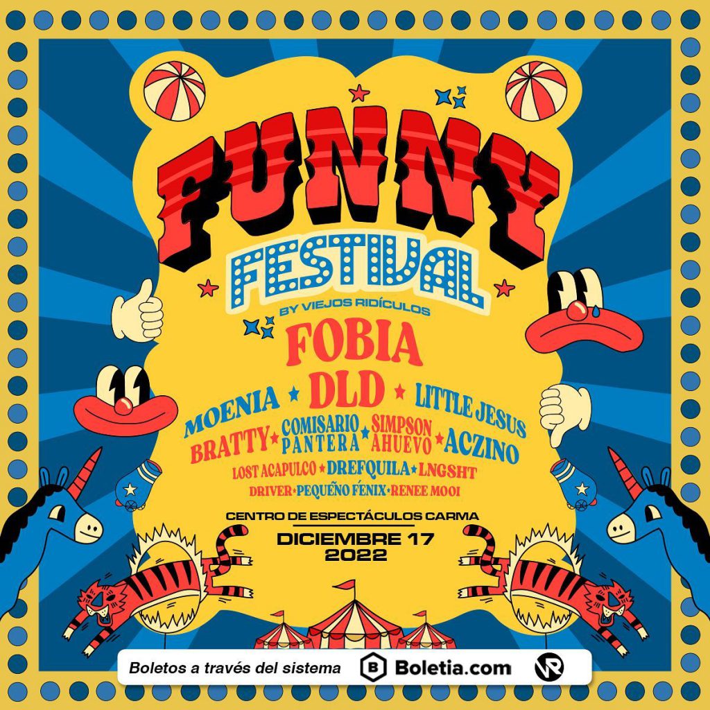 Funny Festival: Aczino, Fobia, Moenia, DLD, Little Jesus y muchos más