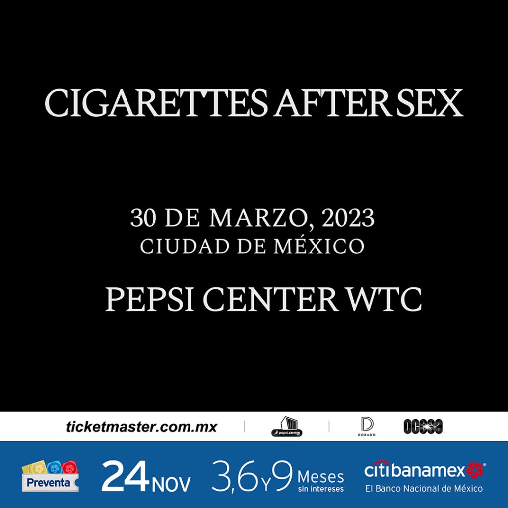 Cigarettes After Sex complacerá a sus fan con fecha en solitario