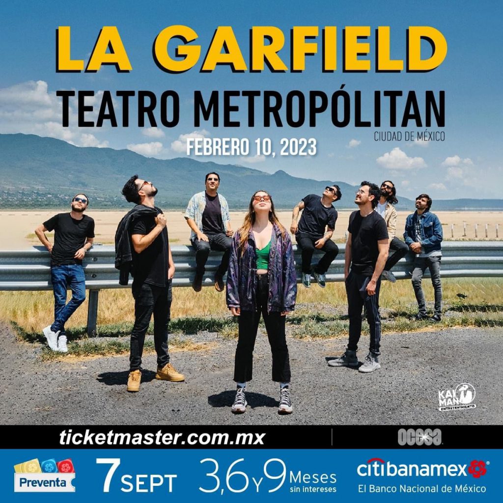 La Garfield se presentará en el Teatro Metropólitan