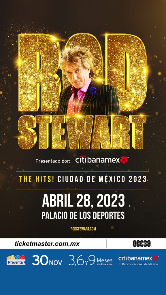 Rod Stewart llega a nuestro país para un concierto único