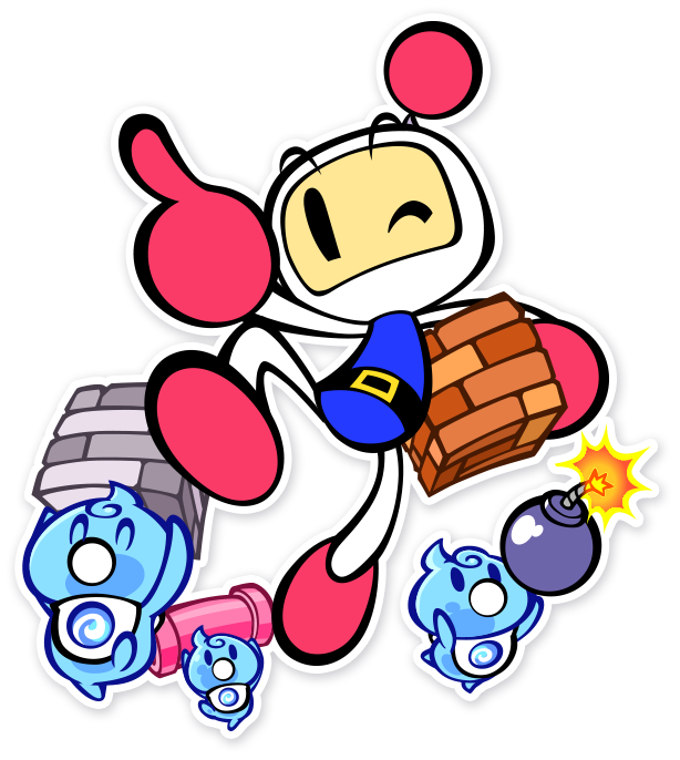  Super Bomberman R2, foto tomada de https://www.konami.com/https://www.konami.com/