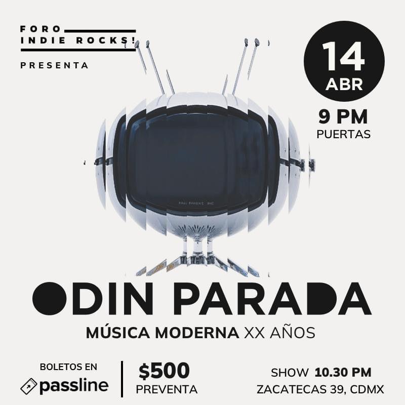 Odin Parada celebra 20 años de Música Moderna