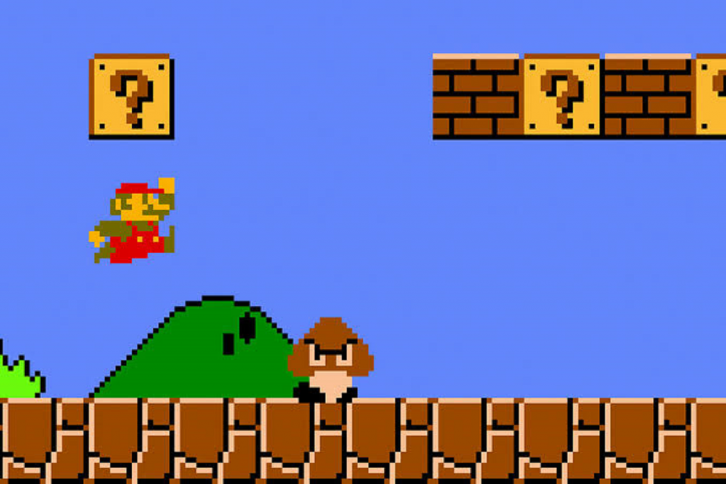 Foto del videojuego de Super Mario Bros