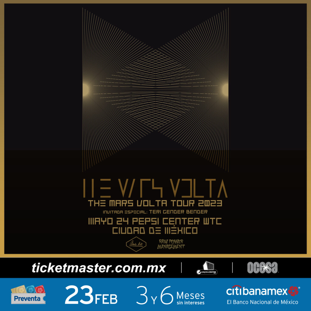 THE MARS VOLTA concierto, tomada de  https://twitter.com/