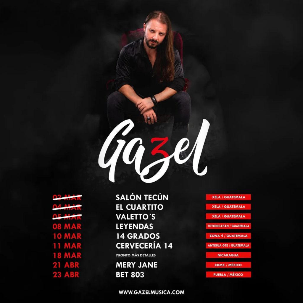 Gazel estrena nuevo sencillo titulado "Huirás"