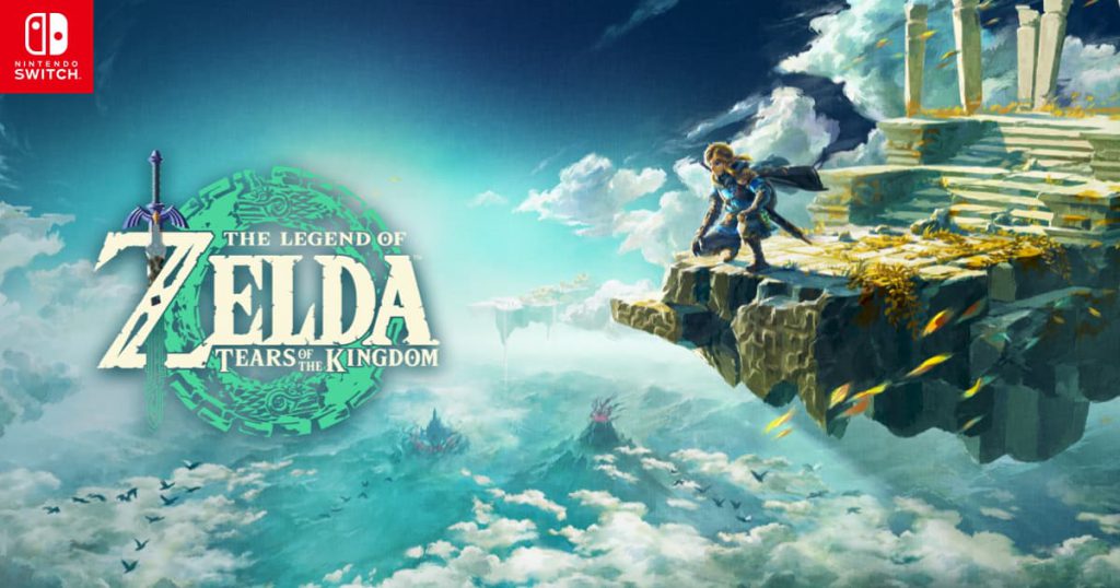 Poster promocional del juego The Legend of Zelda: Tears of the Kingdom 