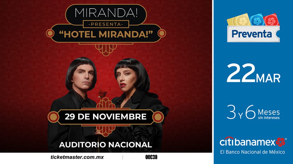 Adéntrate en las instalaciones del Hotel Miranda! en el Auditorio Nacional