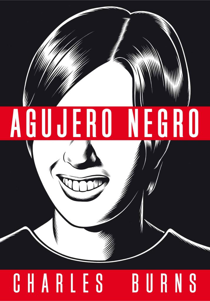 Portada del cómic "Agujero Negro", tomada de https://www.amazon.com.mx