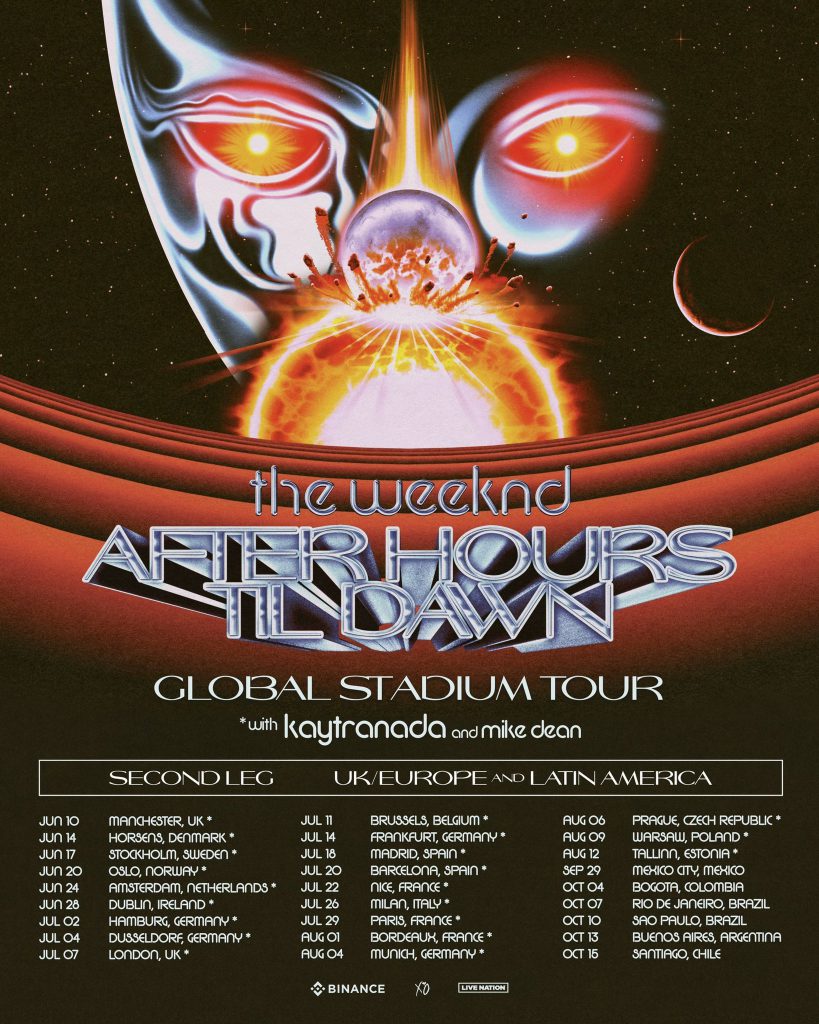 El After Hours Til Dawn Tour llegará a México No Limits!