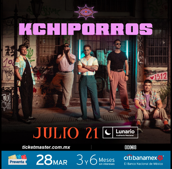 Cartel del concierto de Kchiporros, tomada de https://twitter.com/