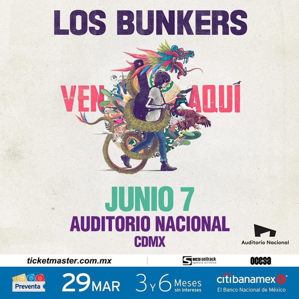 Los Bunkers llegan por primera vez al Auditorio Nacional