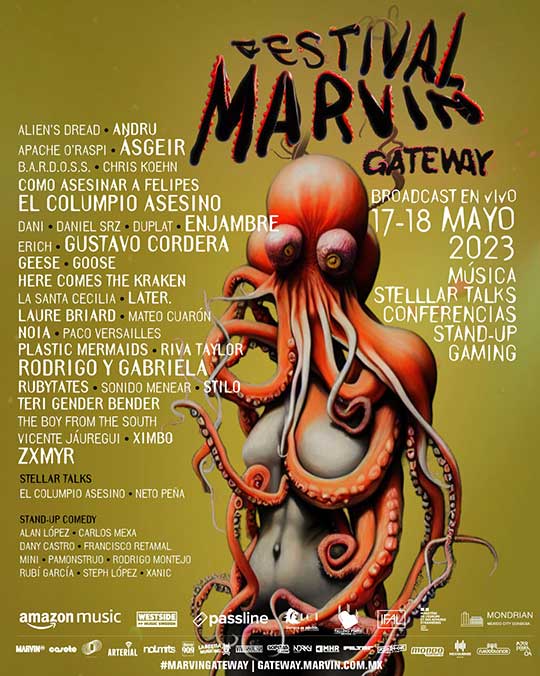 Cartel del Festival Marvin Gateway,  tomado de https://twitter.com/