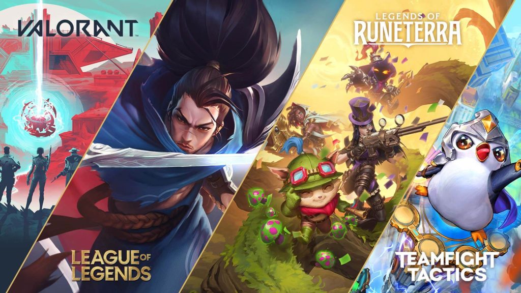 Imagen de los juegos de Riot Games, tomada de https://twitter.com/