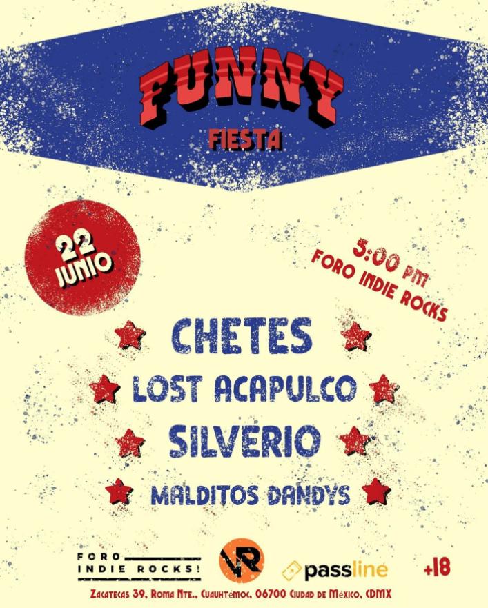 Funny Fiesta llega al Foro Indie Rocks!