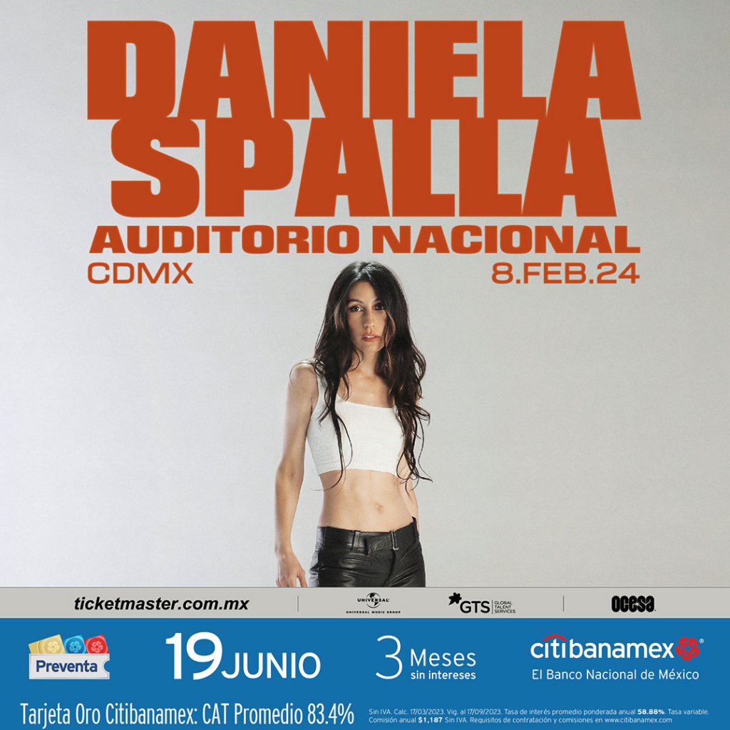 Conoce a Daniela Spalla previo a su concierto en el Auditorio Nacional