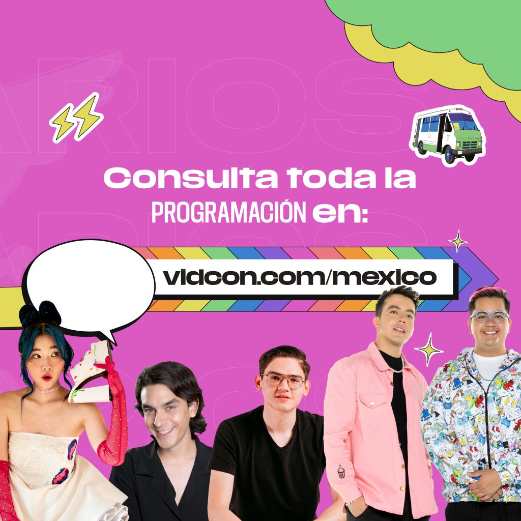 VidCon México presenta su programación para 2023
