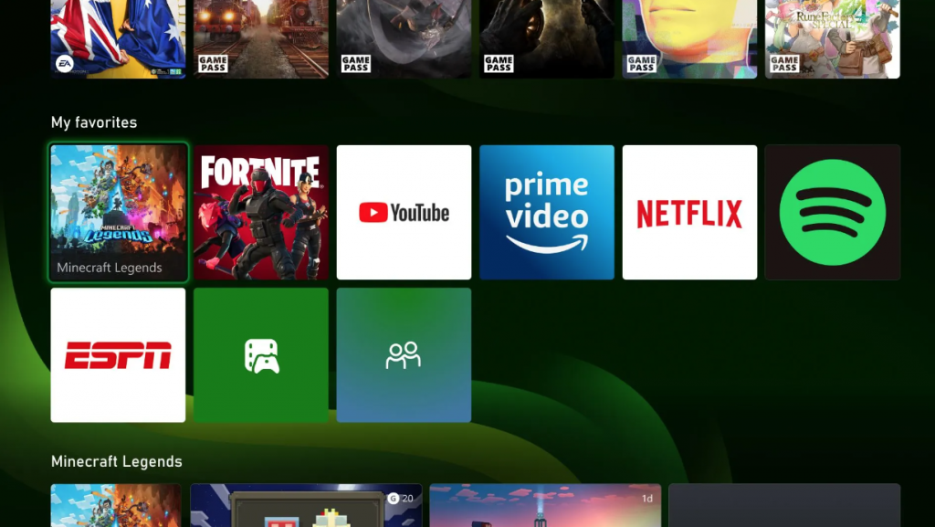Te presentamos la nueva pantalla de inicio de Xbox