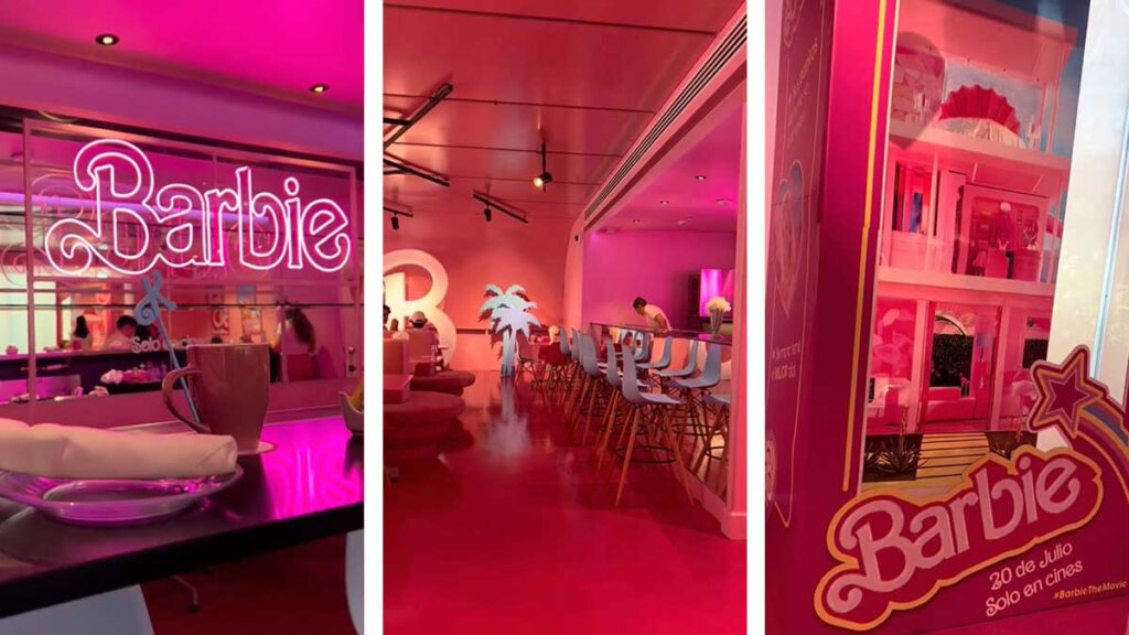 Previo a la cinta, llega la Cafetería de Barbie a la Ciudad de México