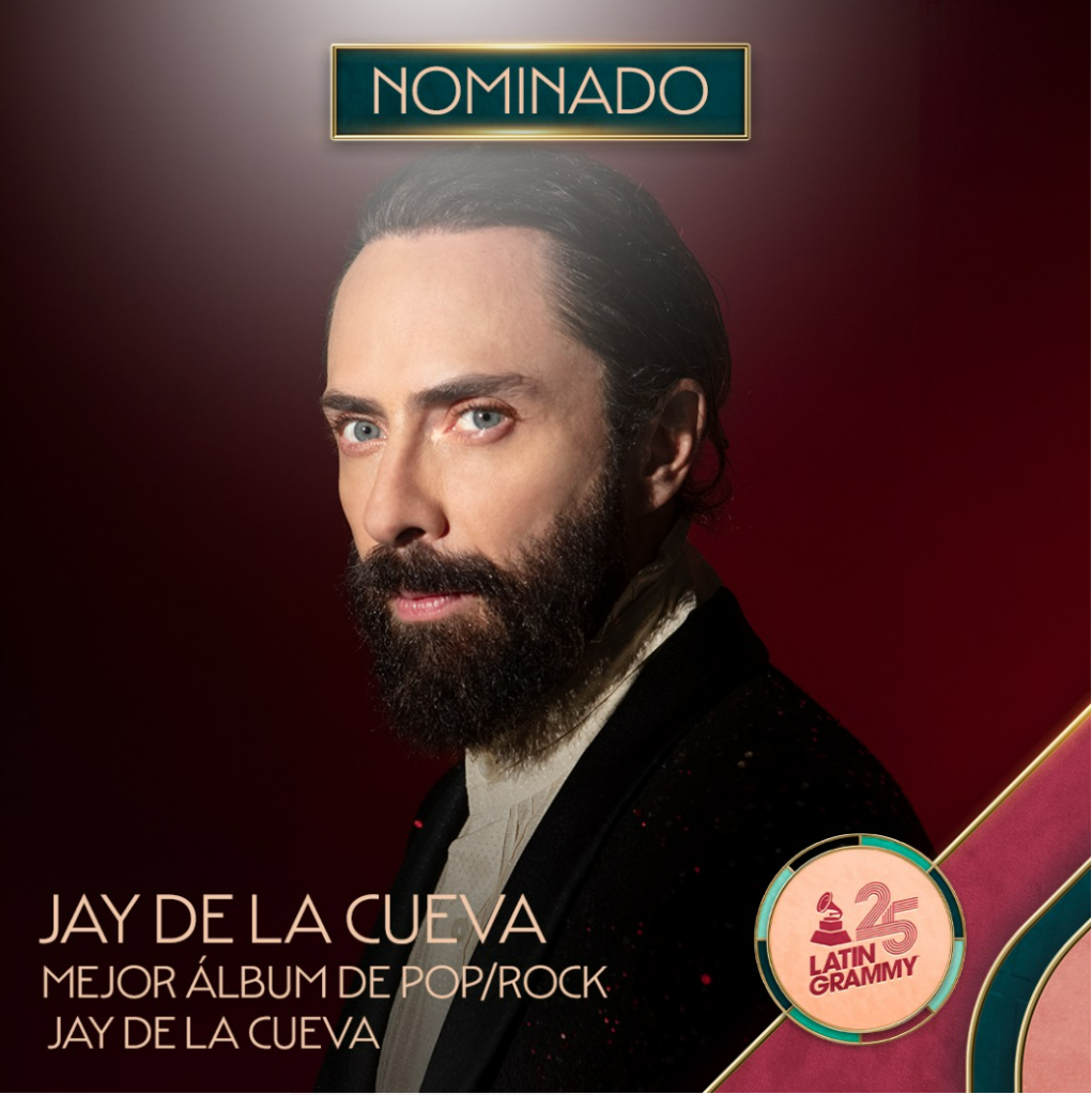 Jay de la Cueva consigue su primera nominación en solitario al Latin Grammy