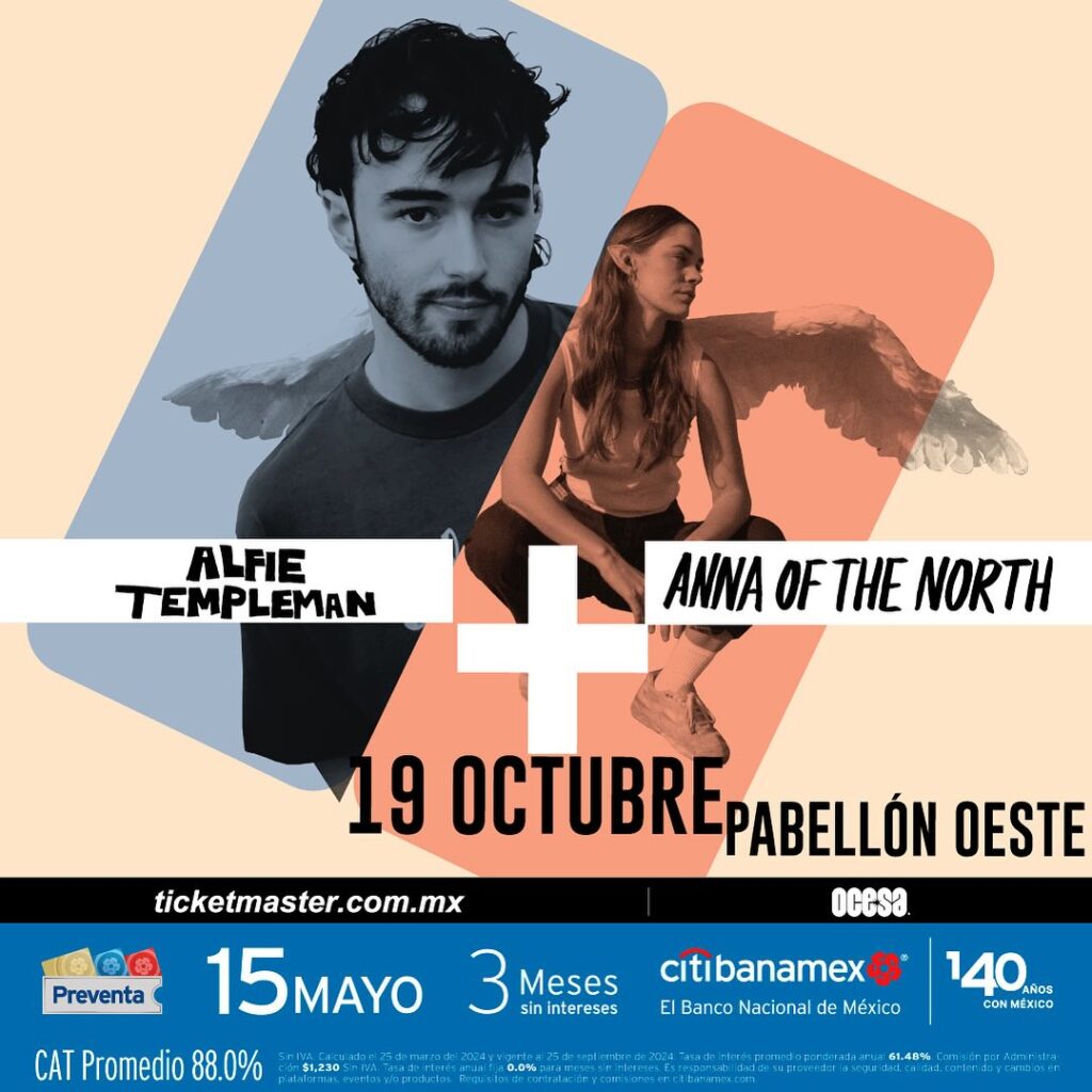 Conoce más sobre Alfie Tempelman & Anna of the North rumbo a su concierto en México