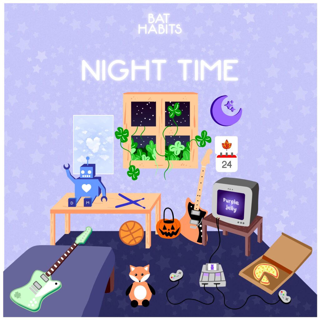 La banda colombiana Bat Habits presenta su EP 'Night Time'